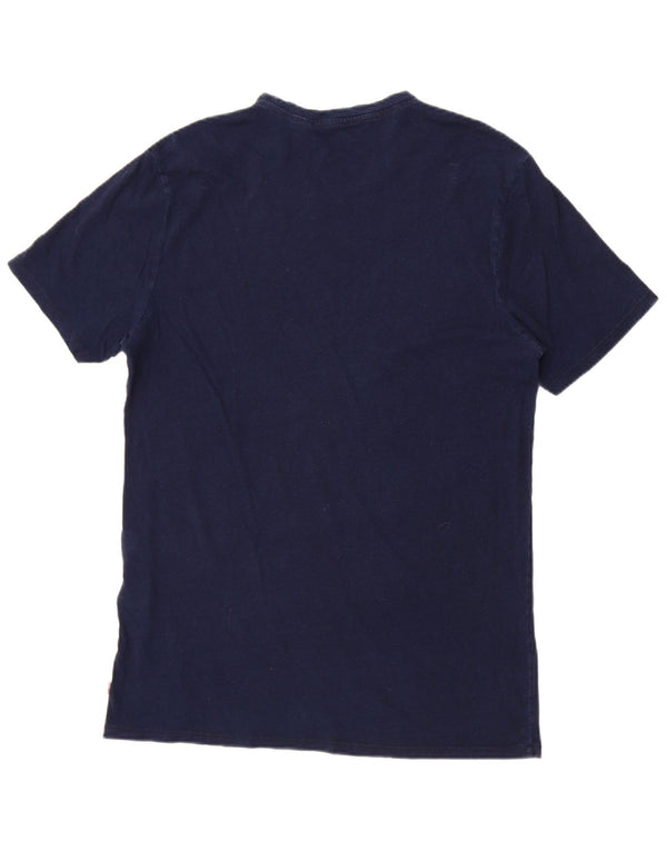 Levi's Mens Graphic T-Shirt Top Medium Navy Blue Cotton