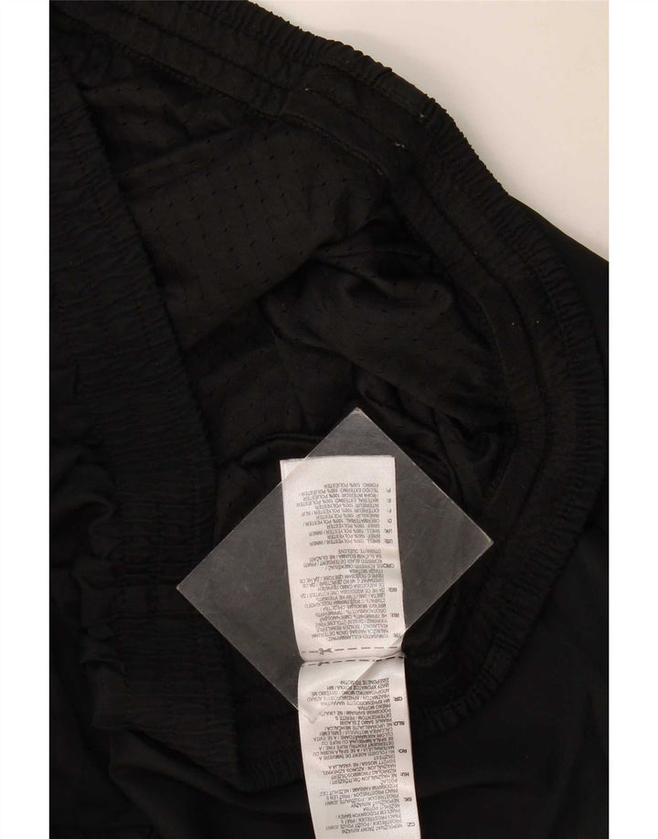 Adidas Womens Sport Shorts UK 14 Medium Black Polyester
