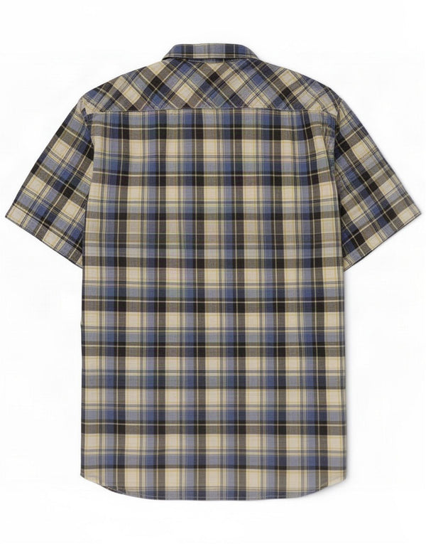 Rifle Mens Short Sleeve Shirt 2XL Multicoloured Check Cotton