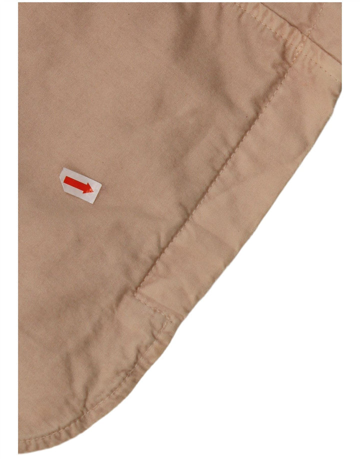 DONDUP Womens Bomber Jacket IT 52 2XL Beige Cotton