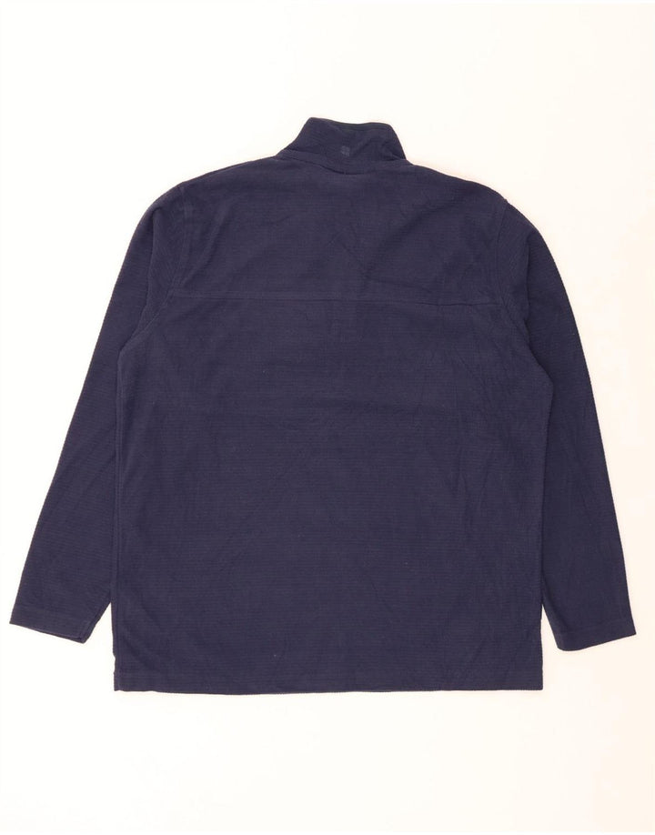 MOUNTAIN WAREHOUSE Mens Zip Neck Pullover Tracksuit Top XL Navy Blue Vintage Mountain Warehouse and Second-Hand Mountain Warehouse from Messina Hembry 