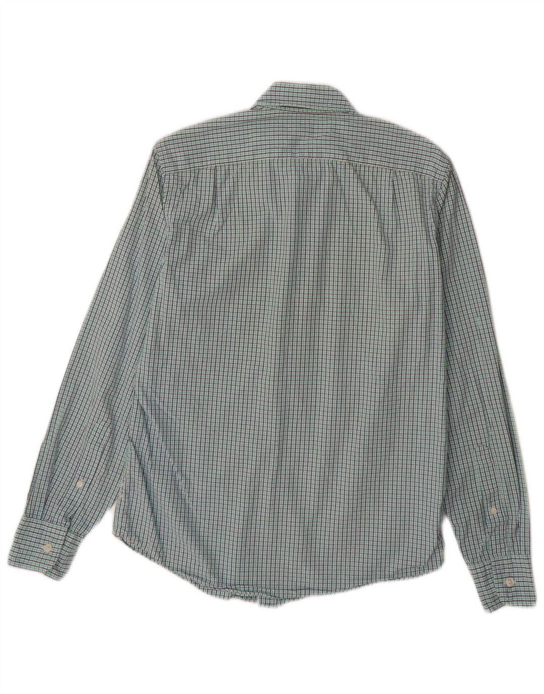 J. CREW Mens Slim Shirt Small Green Check Cotton