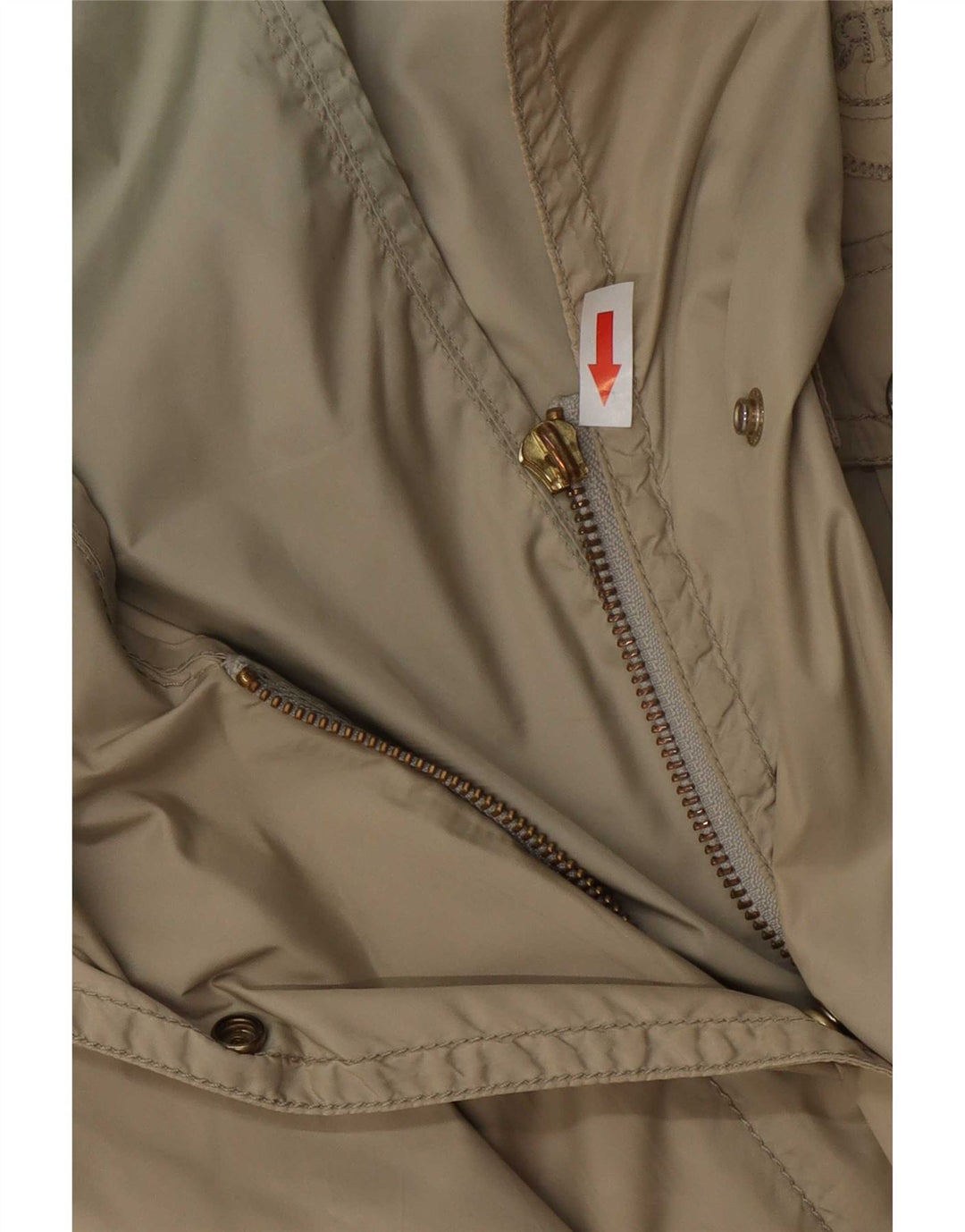 Cerruti 1881 Womens Utility Jacket IT 44 Medium Beige Nylon