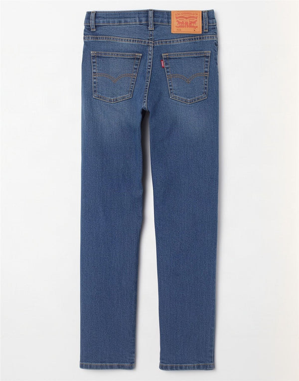 Levi's Boys 511 Slim Jeans 7-8 Years W22 L23 Blue Cotton