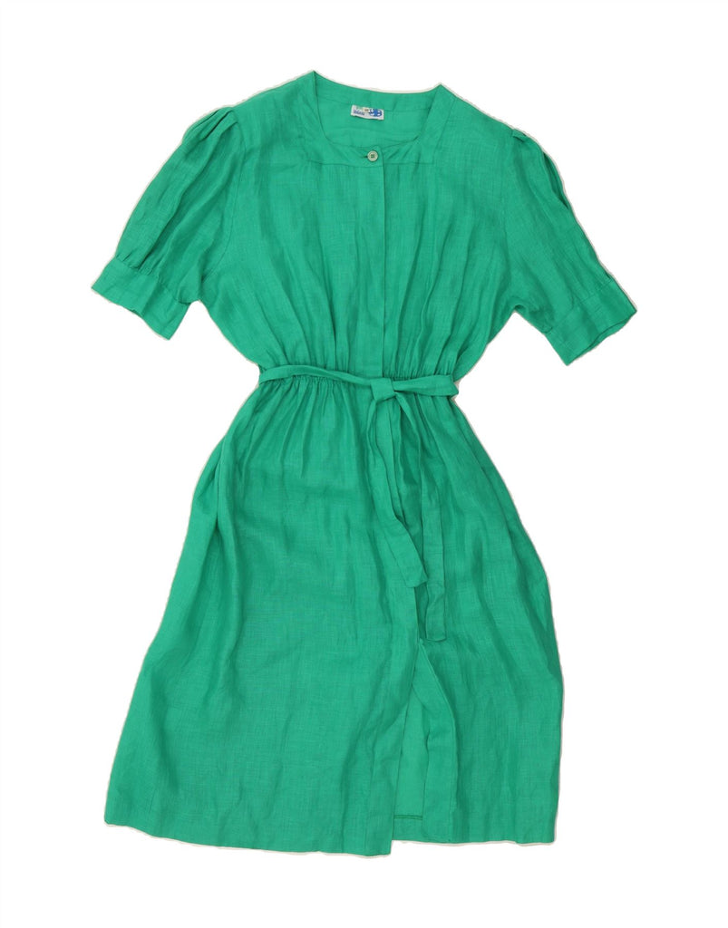 VINTAGE Womens Robe Maxi Dress IT 48 XL Green Vintage Vintage and Second-Hand Vintage from Messina Hembry 