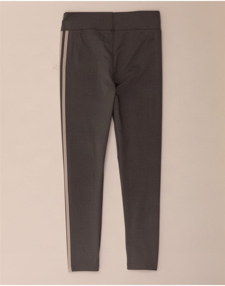 Adidas Womens Climalite Leggings UK 8/10 Small Grey Polyester