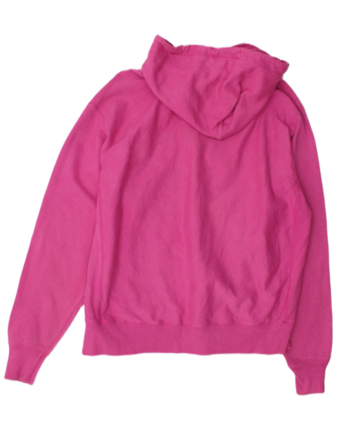 Champion Mens Hoodie Jumper Large Pink Cotton