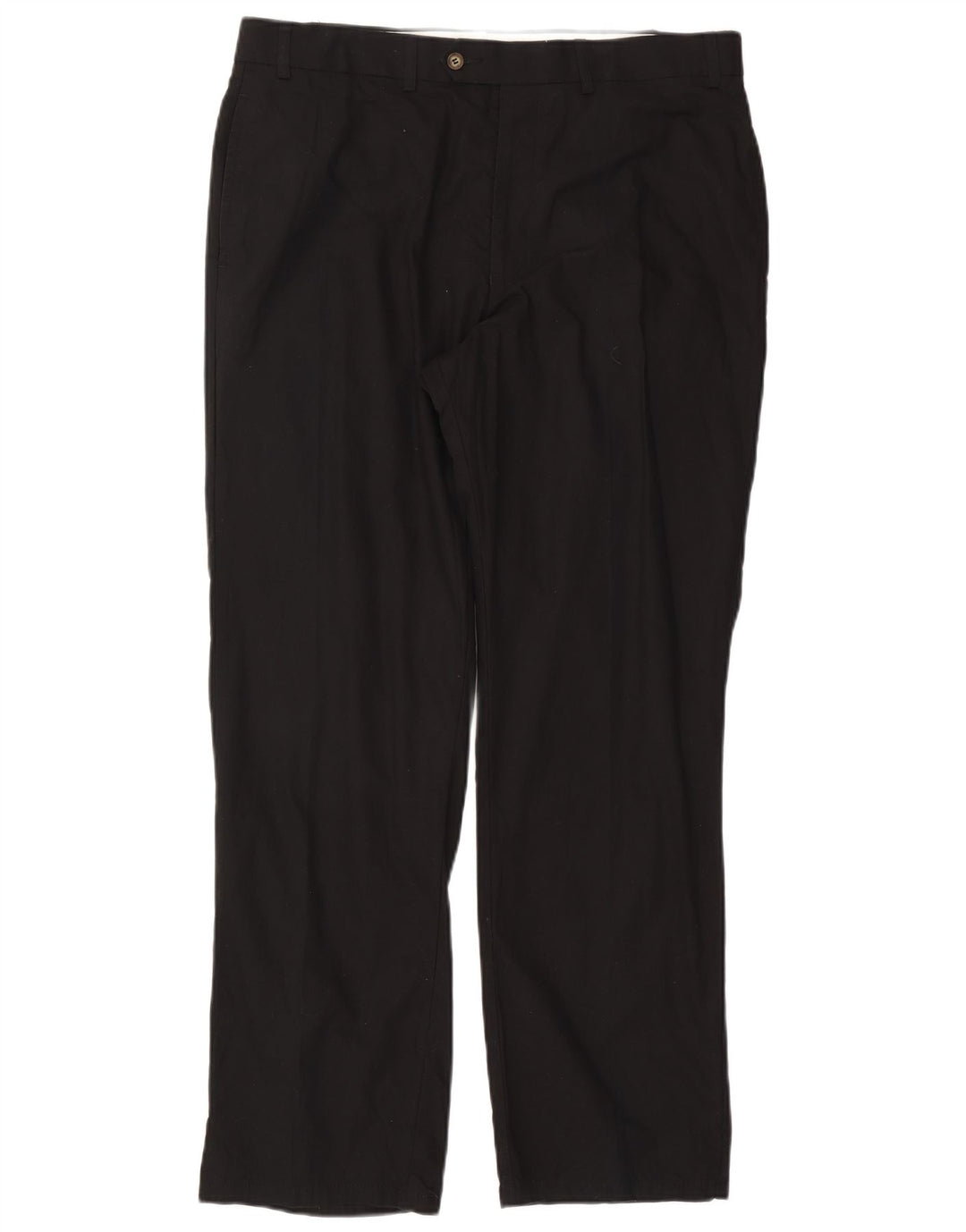 Marks & Spencer Mens Blue Harbour Straight Suit Trousers W38 L31 Black