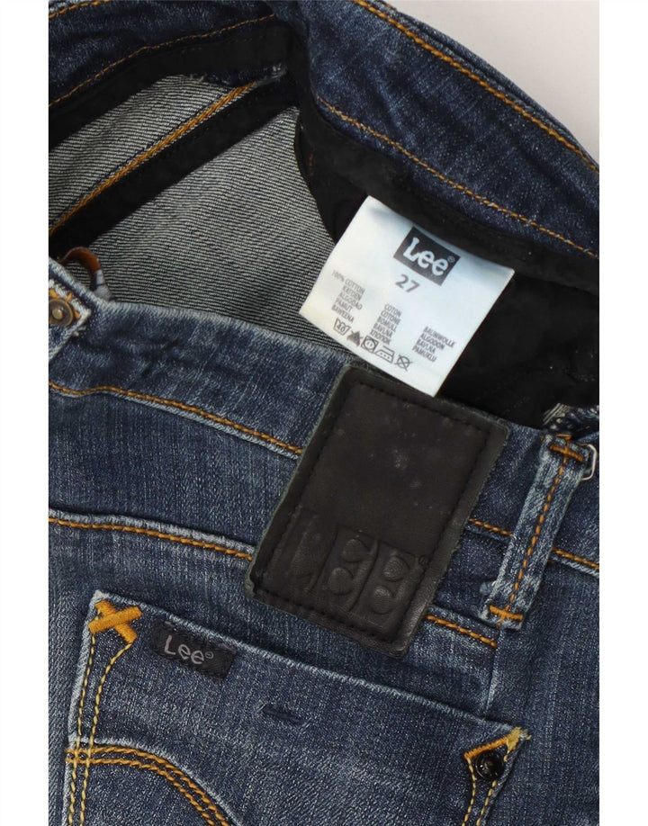 Lee Womens Bootcut Jeans W27 L27 Blue Cotton
