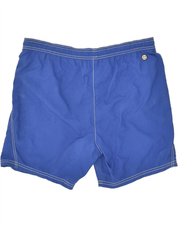 COLMAR Mens Graphic Sport Shorts IT 52 XL Blue Polyester Vintage Colmar and Second-Hand Colmar from Messina Hembry 