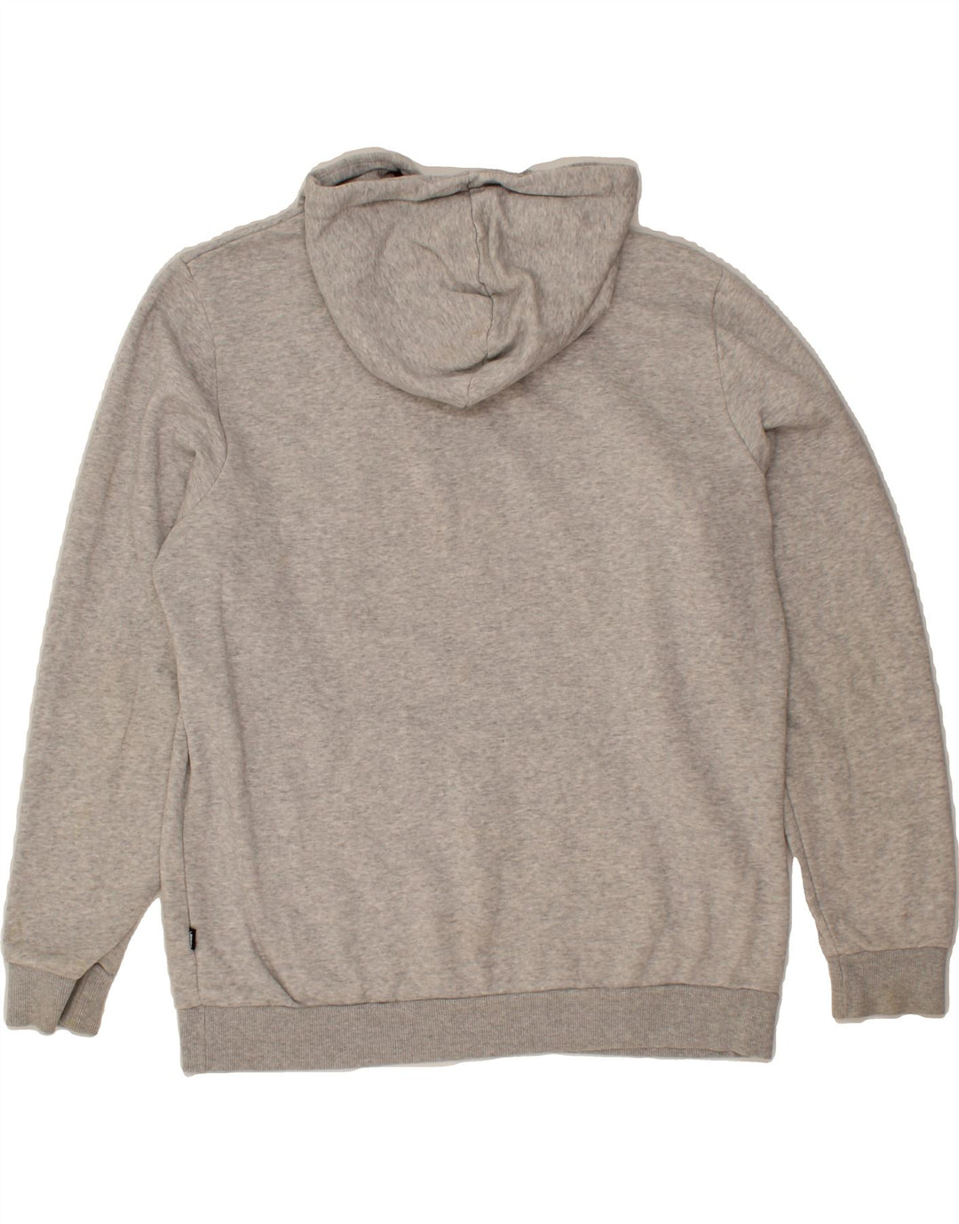 PUMA Mens Graphic Hoodie Jumper Large Grey Cotton Vintage Puma and Second-Hand Puma from Messina Hembry 