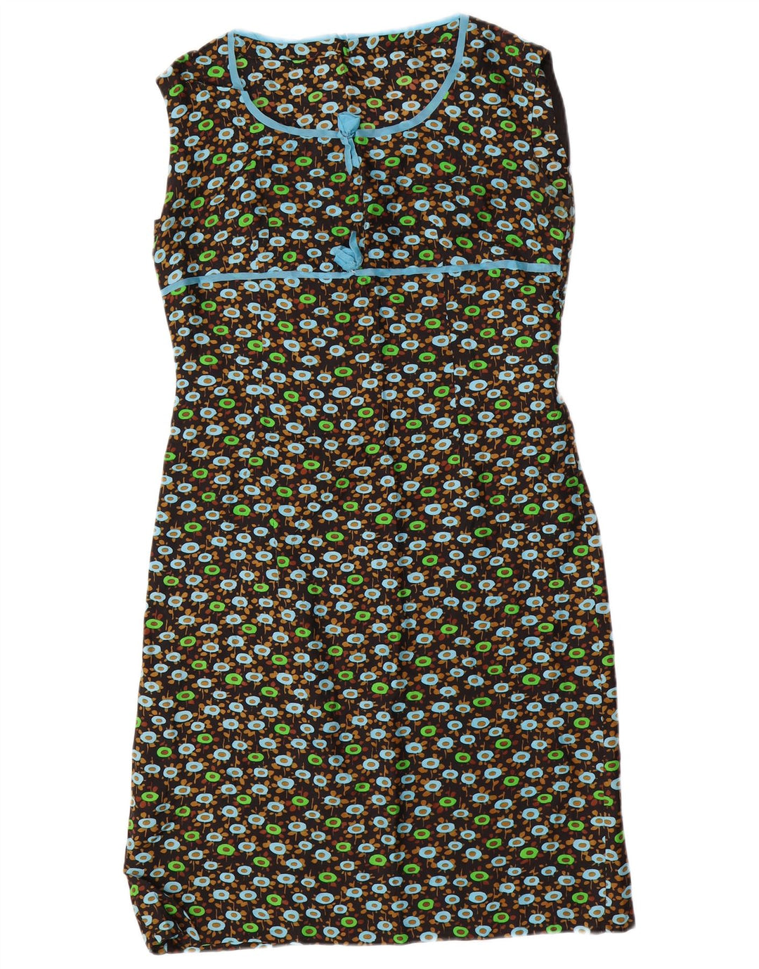 VINTAGE Womens 3/4 Sleeve 2 Piece Set UK 14 Medium Black Floral