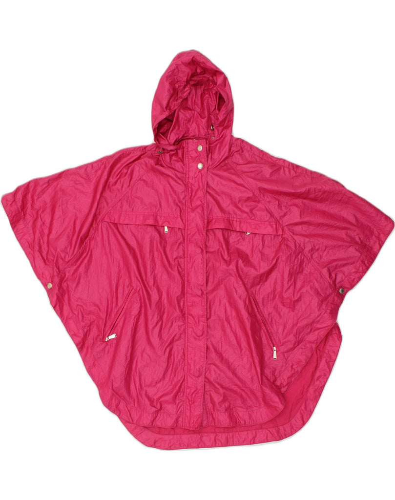 LONDON FOG Womens Hooded Poncho Raincoat UK 10 Small Pink Nylon | Vintage London Fog | Thrift | Second-Hand London Fog | Used Clothing | Messina Hembry 