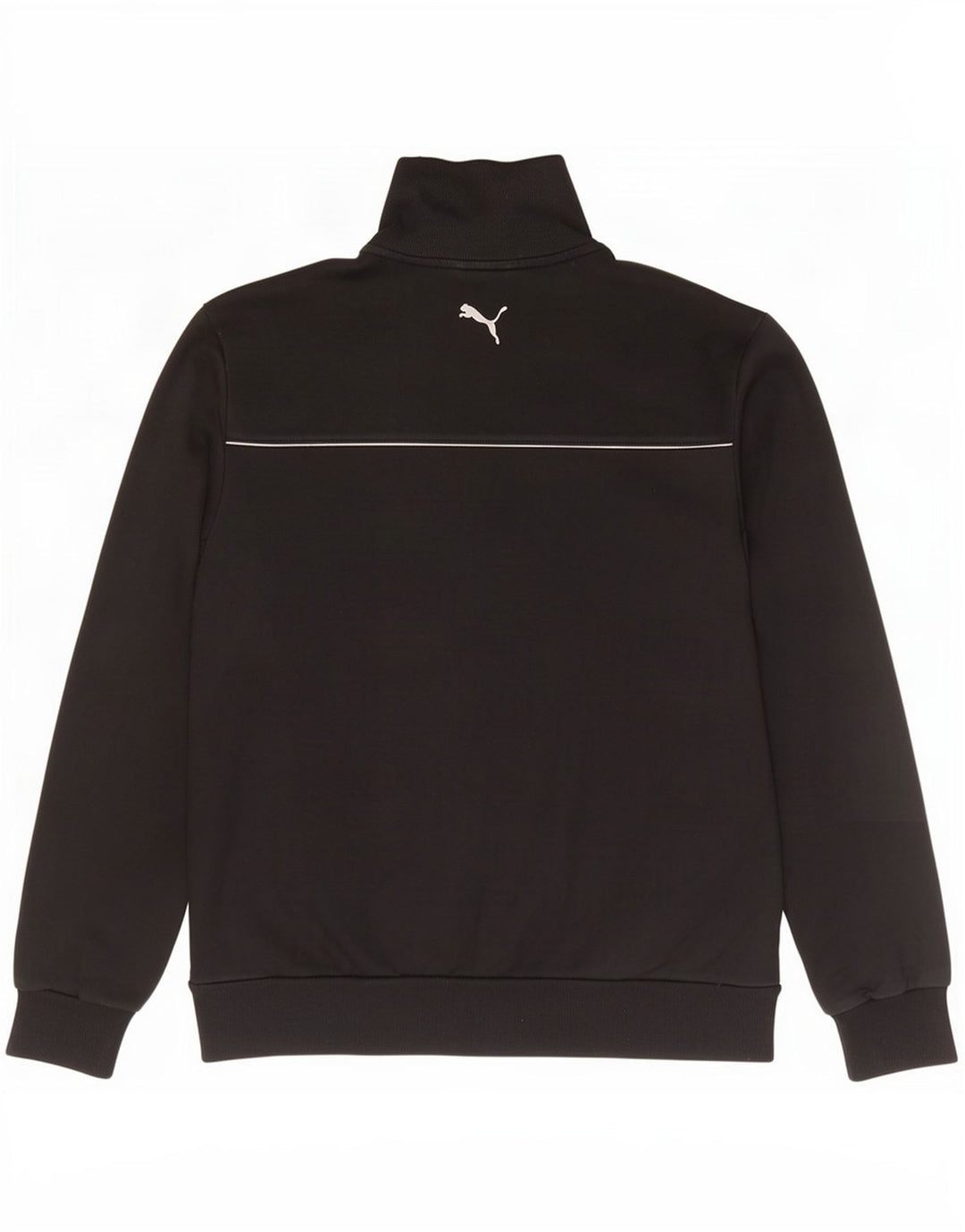 Puma Mens Graphic Tracksuit Top Jacket Large Black Cotton