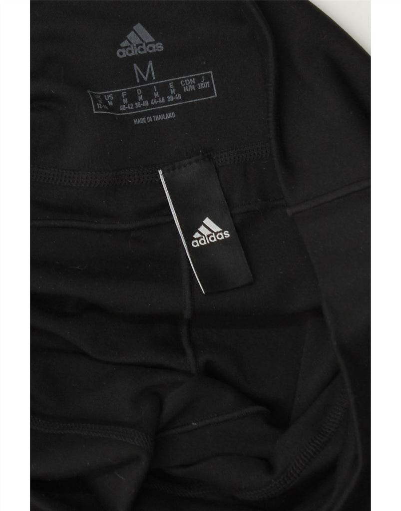 ADIDAS Womens Loose Fit Tracksuit Trousers UK 12/14 Medium  Black Vintage Adidas and Second-Hand Adidas from Messina Hembry 