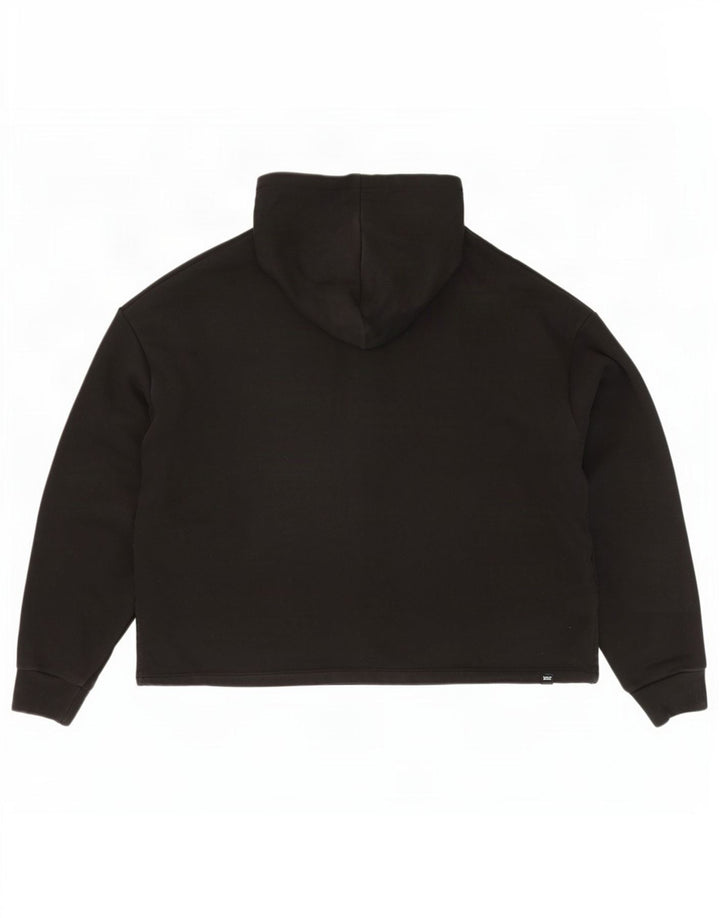 Puma Mens Graphic Oversized Hoodie Jumper UK 14 Medium Black Cotton