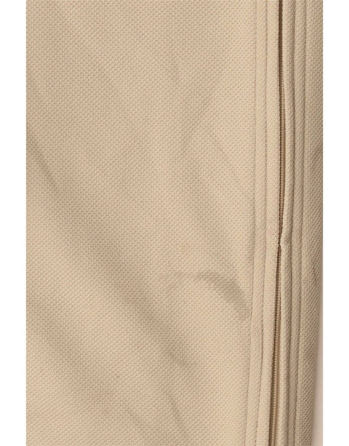 Lotto Mens Tracksuit Top Jacket Large Beige Colourblock Polyester