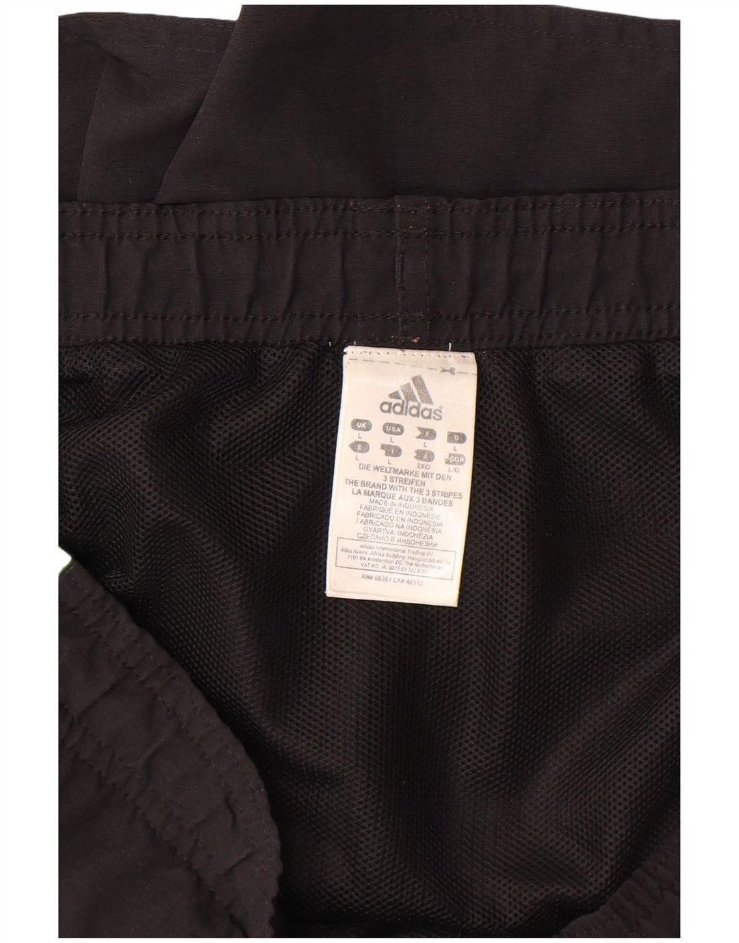 Adidas Mens Sport Shorts Large  Black Nylon
