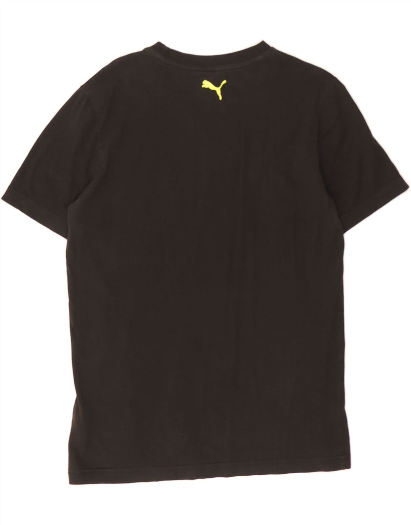 PUMA Mens Graphic T-Shirt Top Small Black Cotton Vintage Puma and Second-Hand Puma from Messina Hembry 