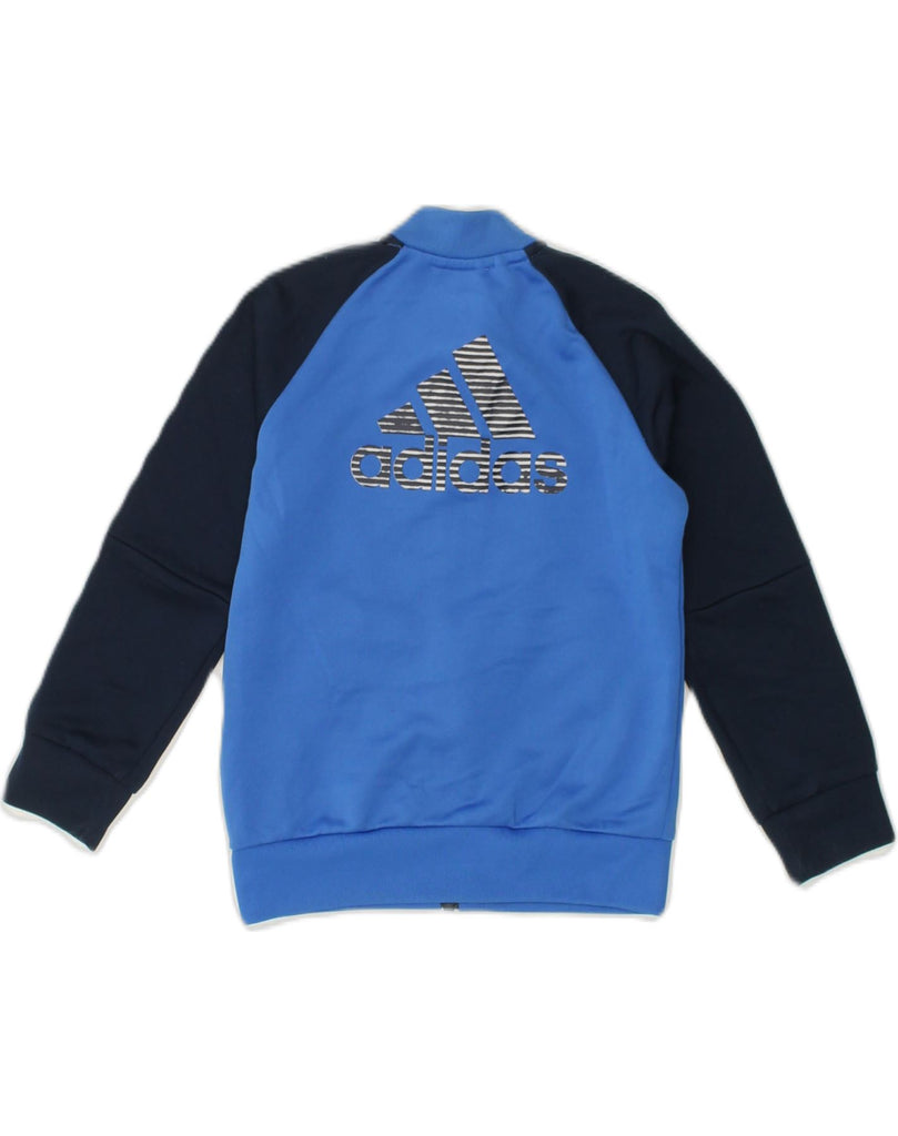 ADIDAS Boys Tracksuit Top Jacket 5-6 Years 2XS Blue Polyester | Vintage Adidas | Thrift | Second-Hand Adidas | Used Clothing | Messina Hembry 