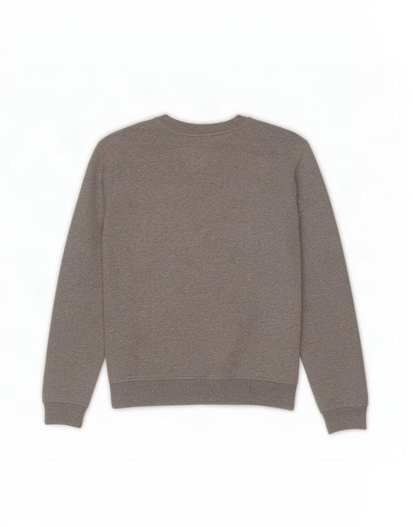 Fila Womens Sweatshirt Jumper UK 14 Medium Grey Flecked Cotton