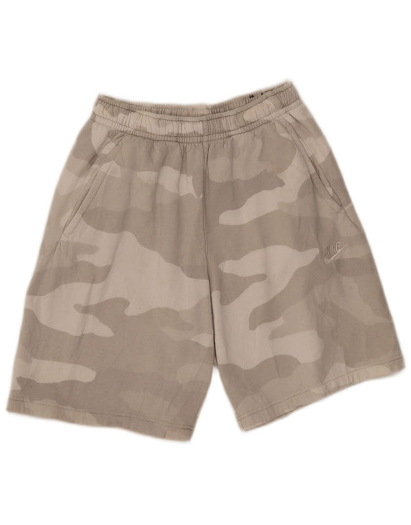 Nike Mens Sport Shorts Small  Grey Camouflage Cotton