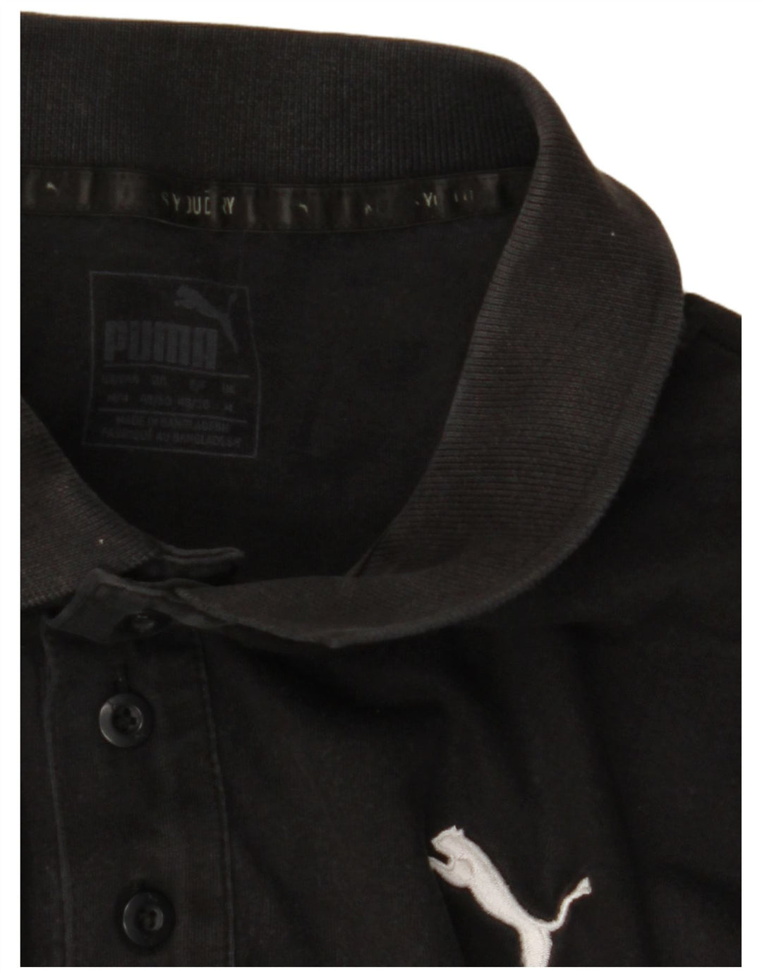 Puma Mens Polo Shirt Medium Black