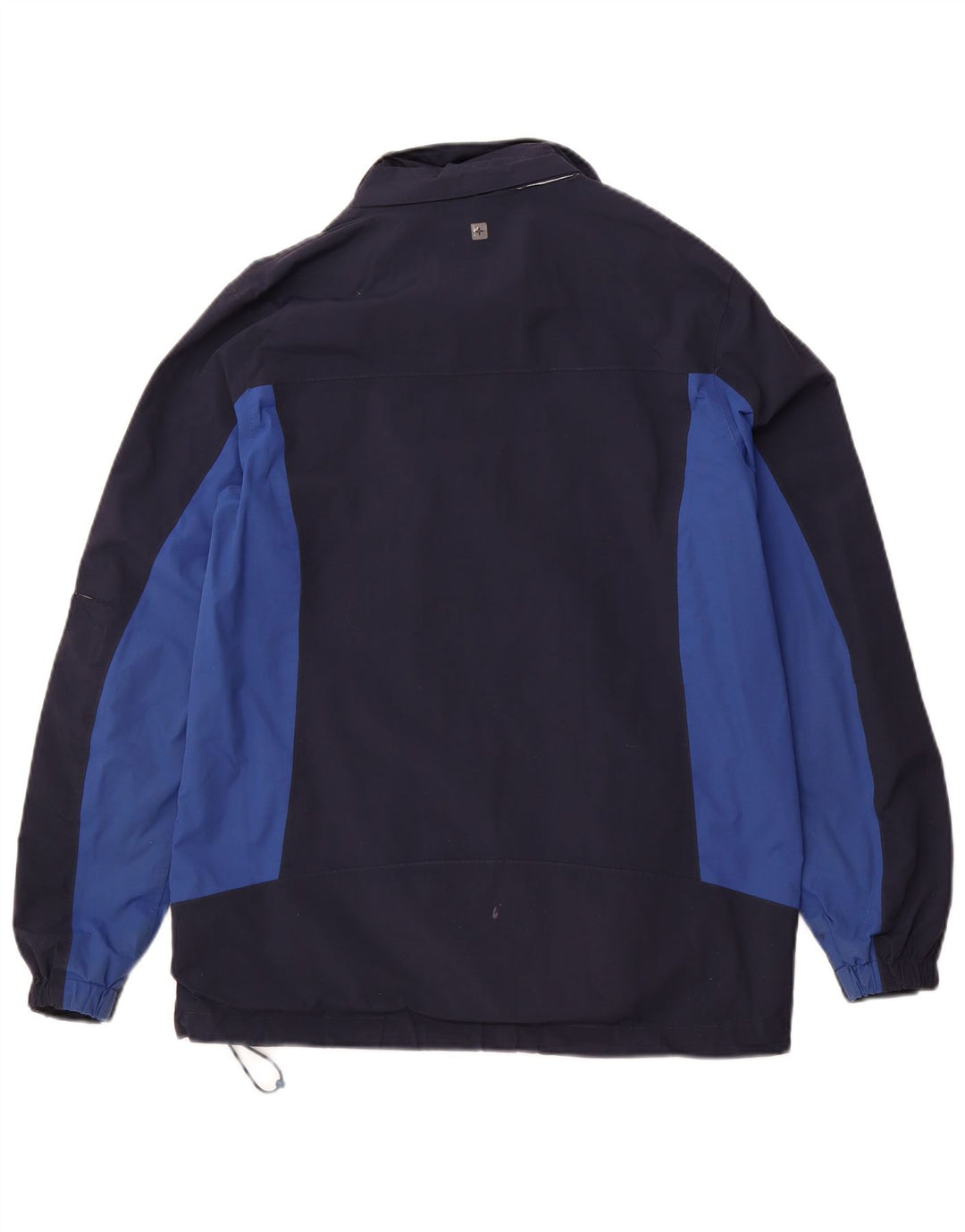 MOUNTAIN WAREHOUSE Mens Rain Jacket UK 36 Small Navy Blue Colourblock