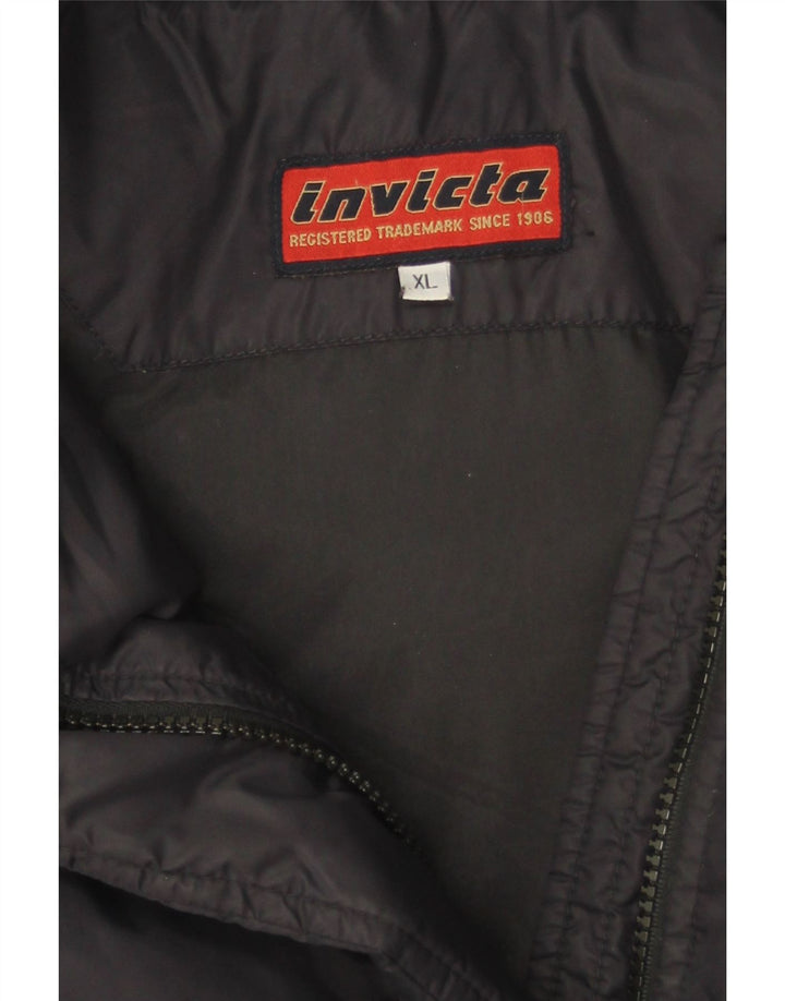 Invicta Mens Padded Jacket UK 42 XL Navy Blue