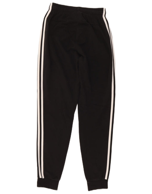 Adidas Mens Tracksuit Trousers Joggers XS Black Cotton