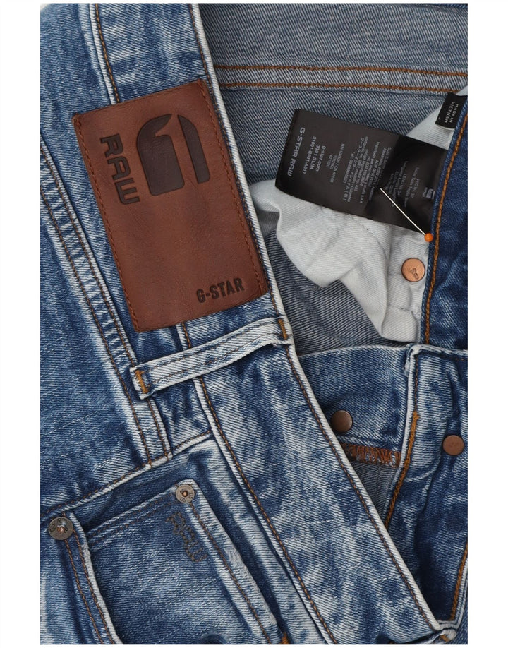 G-STAR Mens 3301 Slim Jeans W32 L32 Blue Cotton