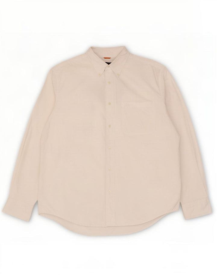 Timberland Mens Shirt Large White Cotton