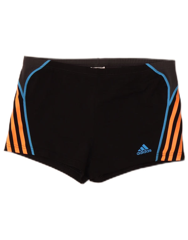 Adidas Mens Infinitex Swimming Shorts UK 38 Small Black Polyester