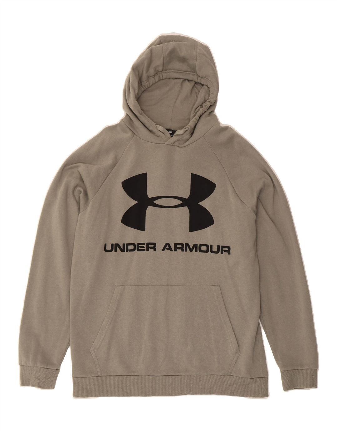 UNDER ARMOUR Mens Graphic Hoodie Jumper Medium Grey Vintage Under Armour and Second-Hand Under Armour from Messina Hembry 