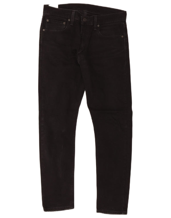 Levi's Mens 512 Slim Tapered Jeans W32 L30 Black Cotton