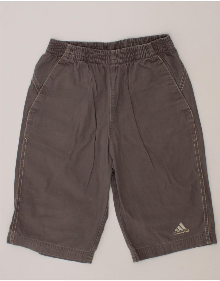 ADIDAS Boys Casual Shorts 7-8 Years W22 Grey Cotton Vintage Adidas and Second-Hand Adidas from Messina Hembry 