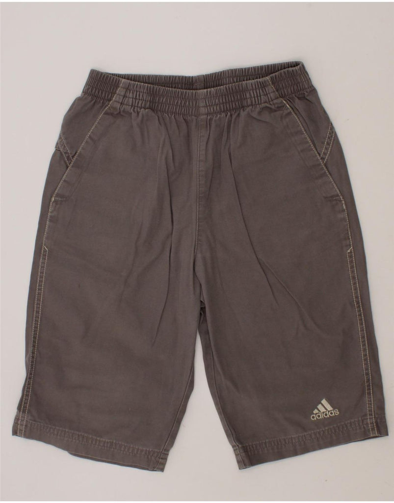 ADIDAS Boys Casual Shorts 7-8 Years W22 Grey Cotton Vintage Adidas and Second-Hand Adidas from Messina Hembry 