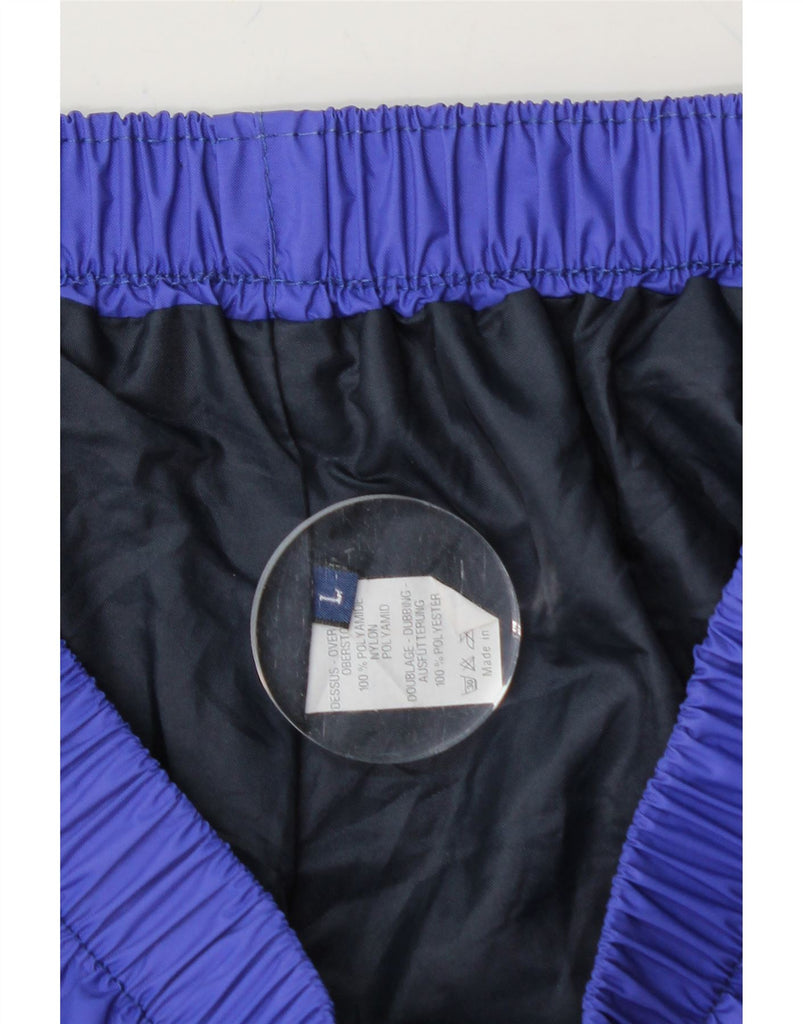 K-WAY Mens Tracksuit Trousers Joggers Large  Purple Polyamide Vintage K-Way and Second-Hand K-Way from Messina Hembry 