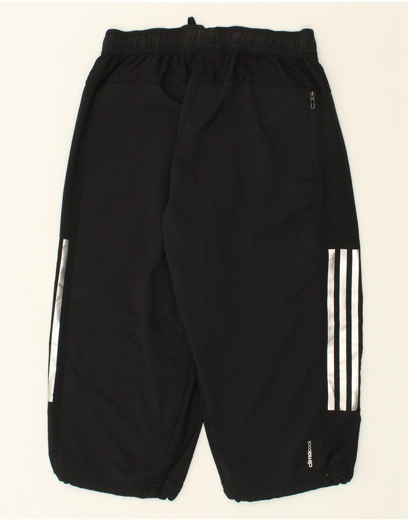 ADIDAS Mens Climacool Capri Tracksuit Trousers Small Black Polyester | Vintage Adidas | Thrift | Second-Hand Adidas | Used Clothing | Messina Hembry 