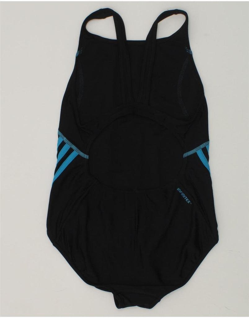 ADIDAS Girls Swimwear 11-12 Years Black Polyamide | Vintage Adidas | Thrift | Second-Hand Adidas | Used Clothing | Messina Hembry 