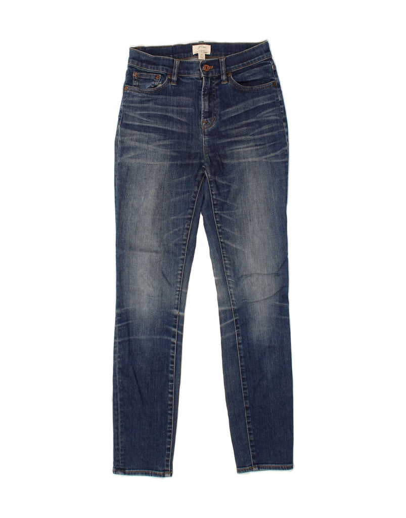 J. CREW Womens Lookout High Rise Skinny Jeans W26 L30  Blue Cotton Vintage J. Crew and Second-Hand J. Crew from Messina Hembry 