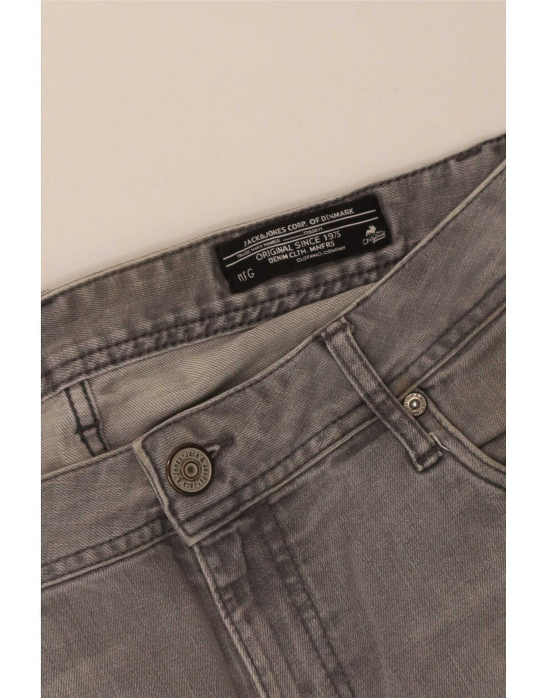 Jack & Jones Mens Ben Skinny Jeans W34 L35 Grey