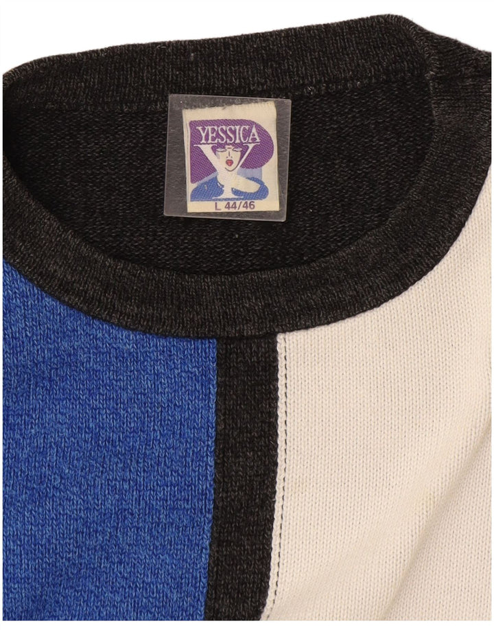 Yessica Womens Crew Neck Jumper Sweater EU 44/46 Large Multicoloured