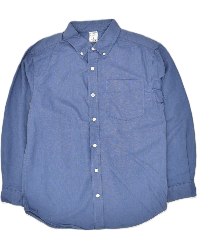 OLD NAVY Boys Shirt 15-16 Years XL Blue Cotton | Vintage Old Navy | Thrift | Second-Hand Old Navy | Used Clothing | Messina Hembry 