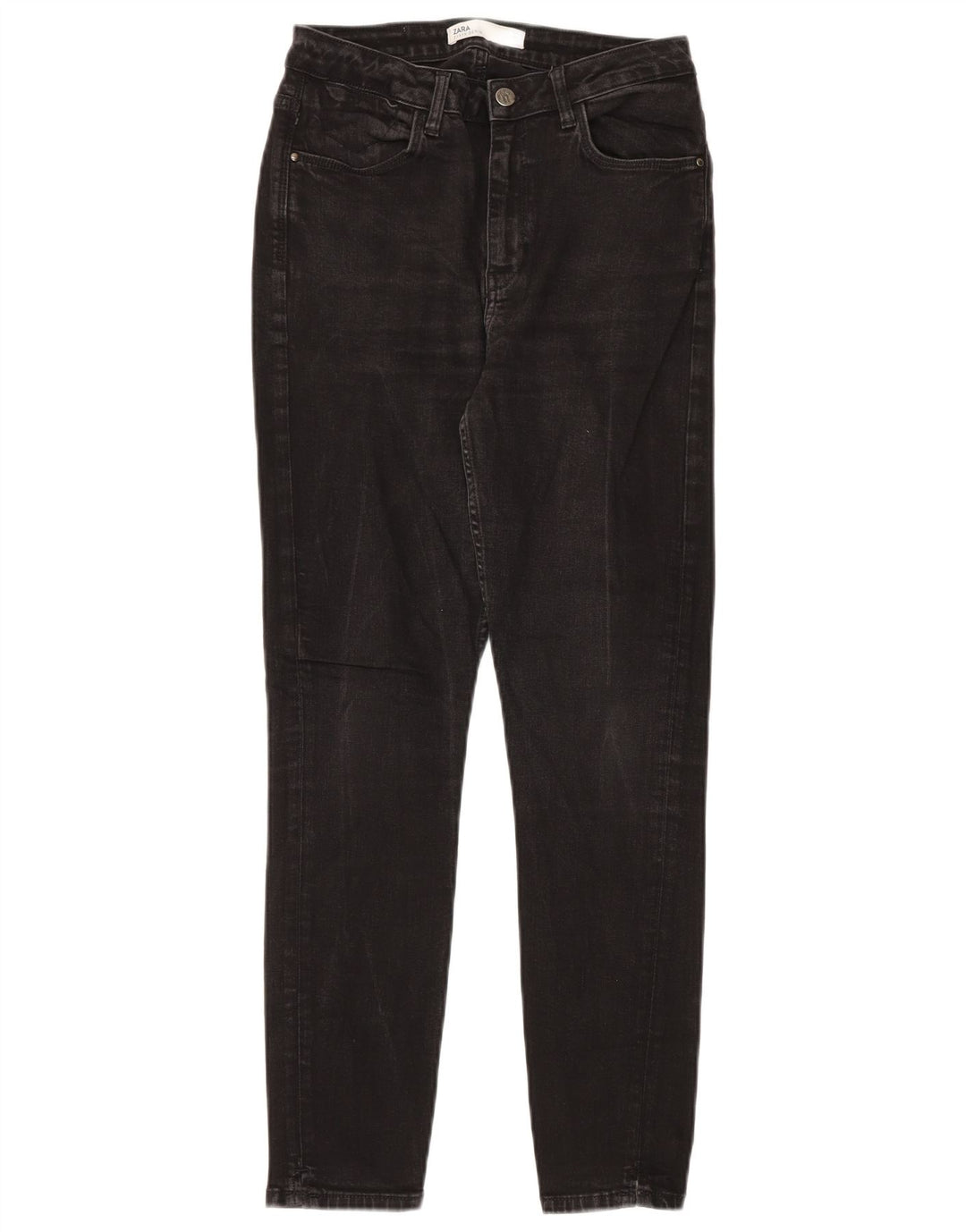 Zara Womens Tapered Jeans EU 40 Medium W30 L28 Black