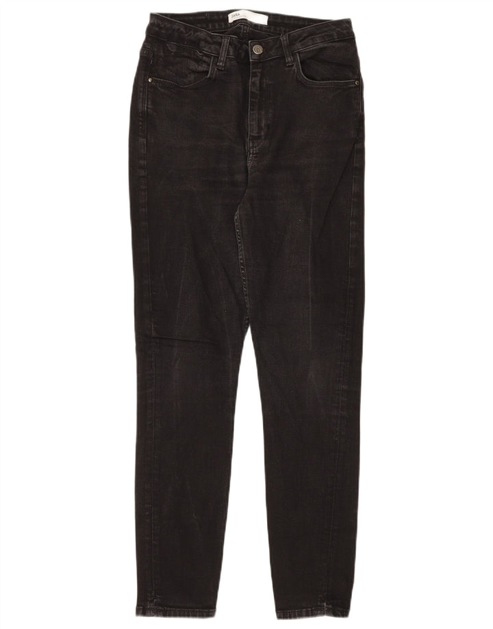 Zara Womens Tapered Jeans EU 40 Medium W30 L28 Black