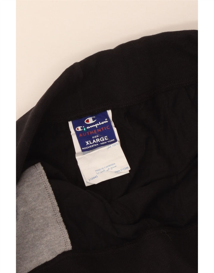 Champion Mens Sport Shorts XL  Black Cotton