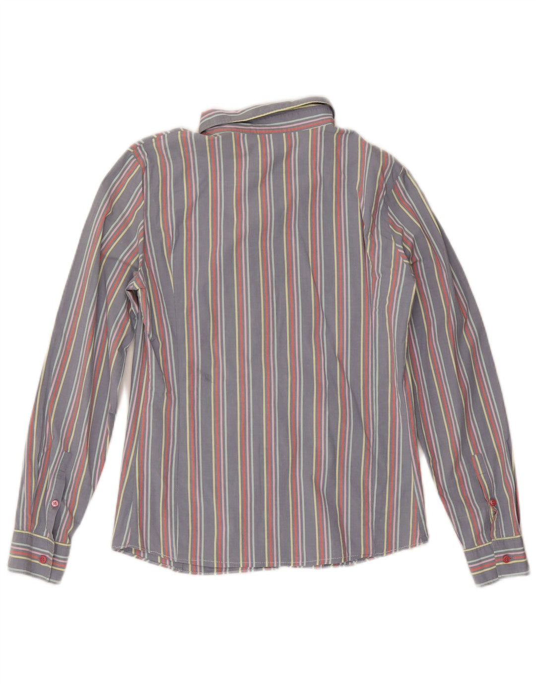 Lacoste Womens Shirt Size 48 XL Grey Pinstripe