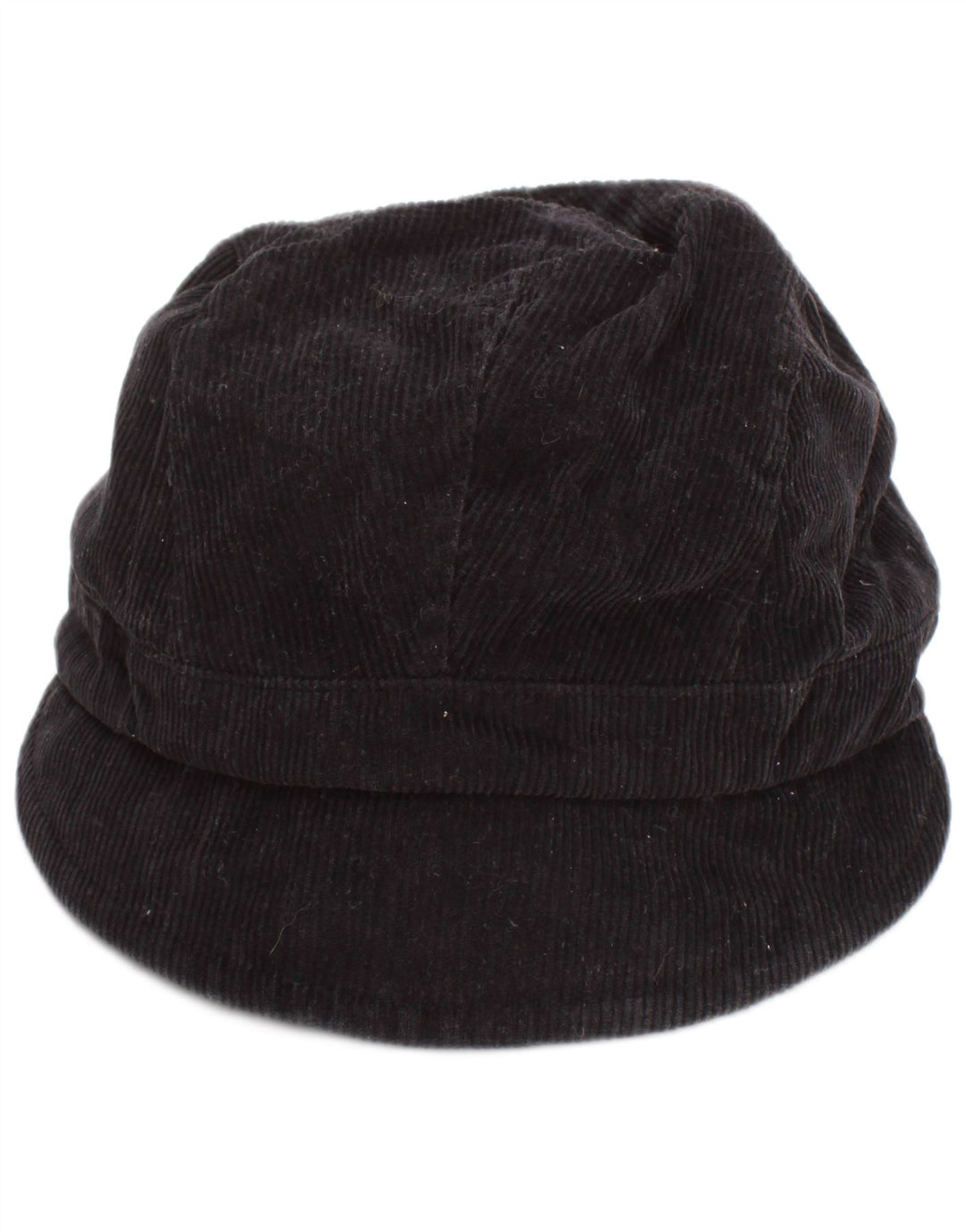Koan Womens Corduroy Newsboy Cap Large Black Cotton