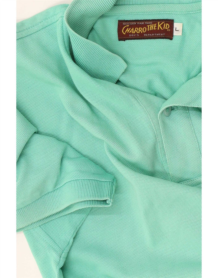 Charro Boys Polo Shirt 15-16 Years Large Green